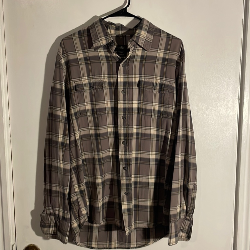 Timberland Medium L\S Casual Shirt - brown/khaki